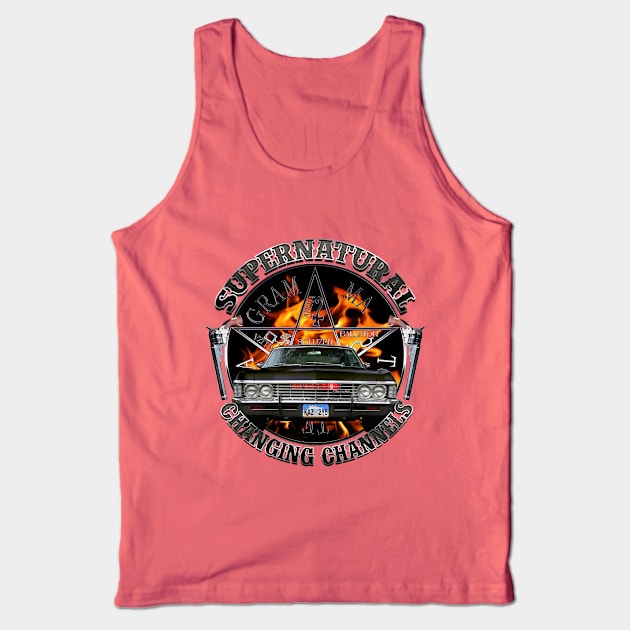 Supernatural changing channels silver 2 Tank Top by Ratherkool